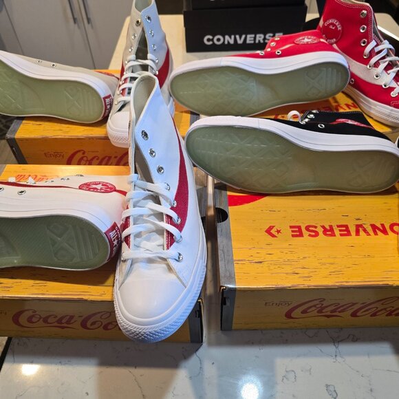 Converse x Coca-Cola Chuck Taylor All Star Premium Canvas LOT OF ALL 4 MENS 10 - Picture 11 of 11